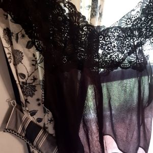 3x lacy camisole black NWOT